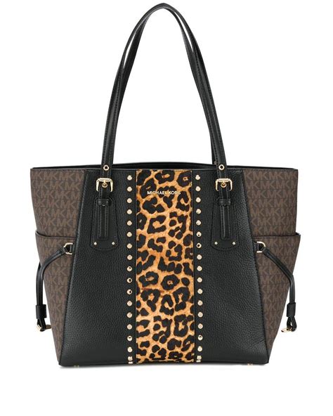 michael kors leopard purse shoulder bag|Michael Kors bag leopard print.